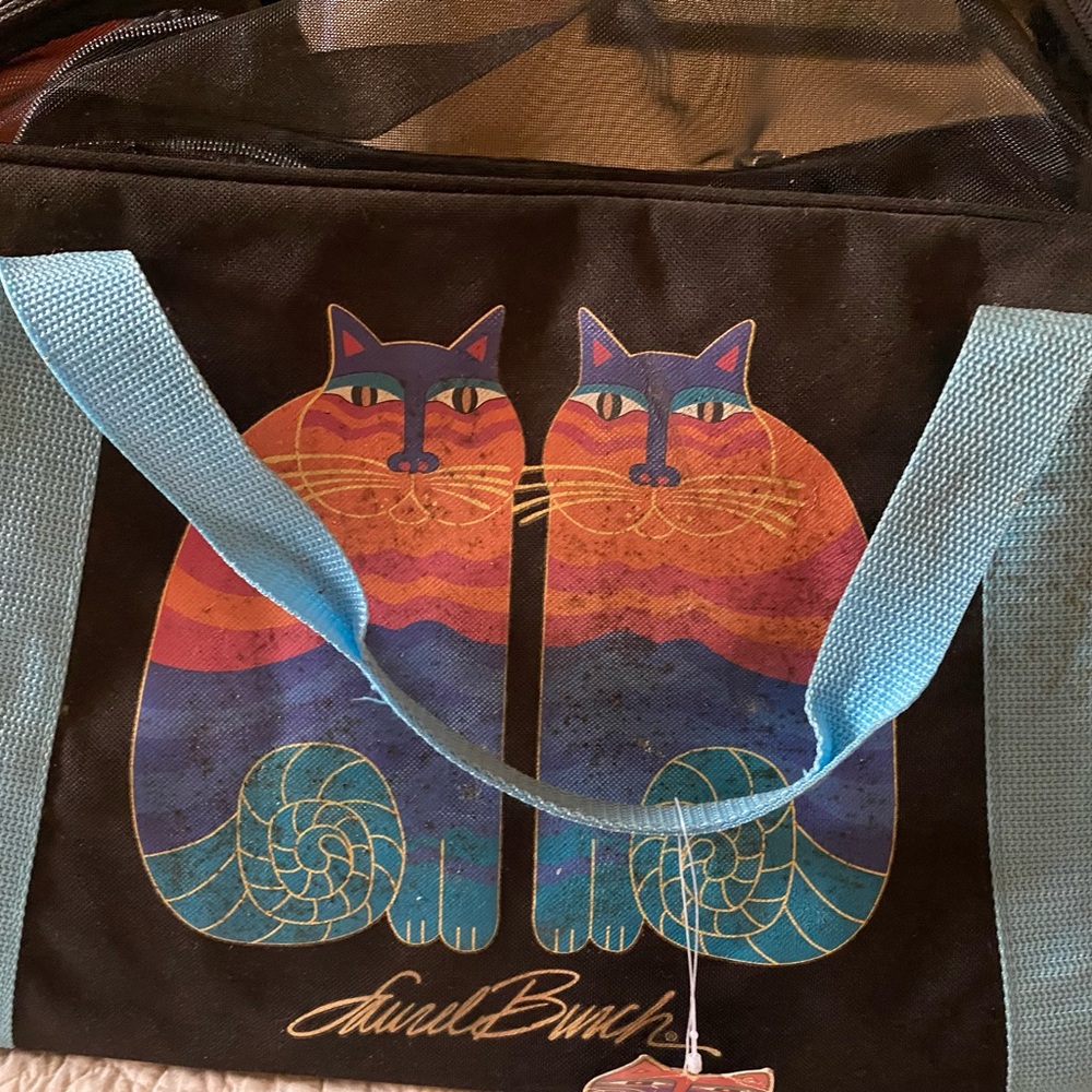 Laurel Burch duffel bag tote